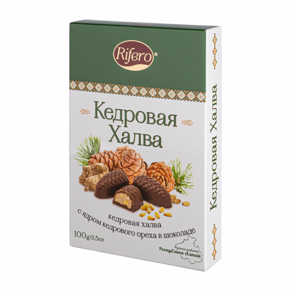 №1 Риф и ко Конфеты "Кедровая халва" 100г   в Ухте