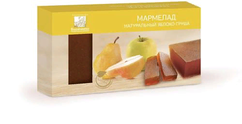  Мармелад пластовый 210г ЯБЛОКО-ГРУША в Ухте
